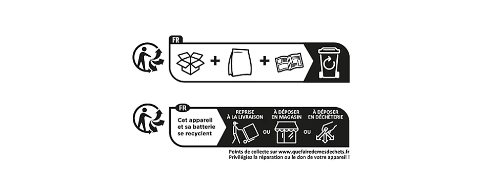 Ensemble interphone vidéo sans fil avec bouton pour l'extérieur Wolin^Blyss