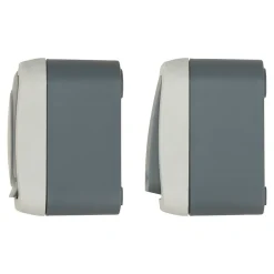 Ensemble 2 prises avec terre monobloc et 1 interrupteur va-et-vient étanche Malinn^Jacobsen Clearance