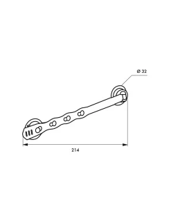 Entrebailleur à ventouse pour fenêtre 1 à 2 vantaux, PVC, 214mm, blanc --Thirard Hot