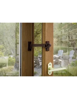 Entrebailleur de fenetre et porte fenetre, 1 ou 2 vanteaux ton bois --Thirard New