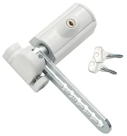 Entrebâilleur BLOCK'AIR haute sécurité à 7 paillettes blanc - - TR6S^Socona Discount