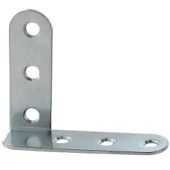 Equerre de chassis coudée gauche Diall acier zingué 40 mm-Vynex Outlet