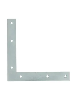 Equerre de fenêtre pour porte, 140x140x20mm, bouts carrés, acier zingué -^Thirard Clearance