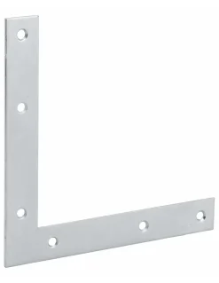 Equerre de fenêtre pour porte, 140x140x20mm, bouts carrés, acier zingué -^Thirard Clearance