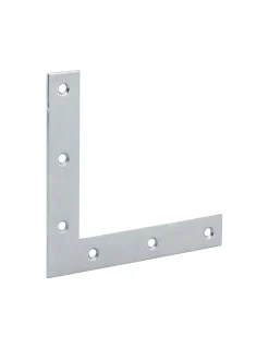 Equerre de fenêtre pour porte, 120x120x20mm, bouts carrés, acier zingué -^Thirard Clearance