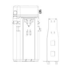 Equerre de fixation pour adoucisseur Iris-Apic Outlet
