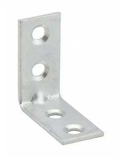 Equerre de renfort pour porte, 30x30x15mm, acier zingué --Thirard New