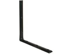 Equerre demi ronde 250 x 250 mm - acier noir^Afbat Clearance