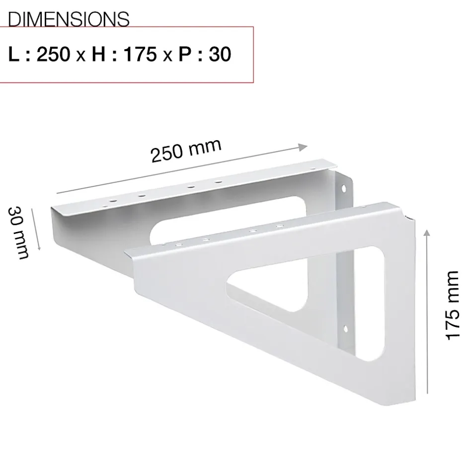 Equerres murales Blanc crème mat RAL 9010M^Renz Best