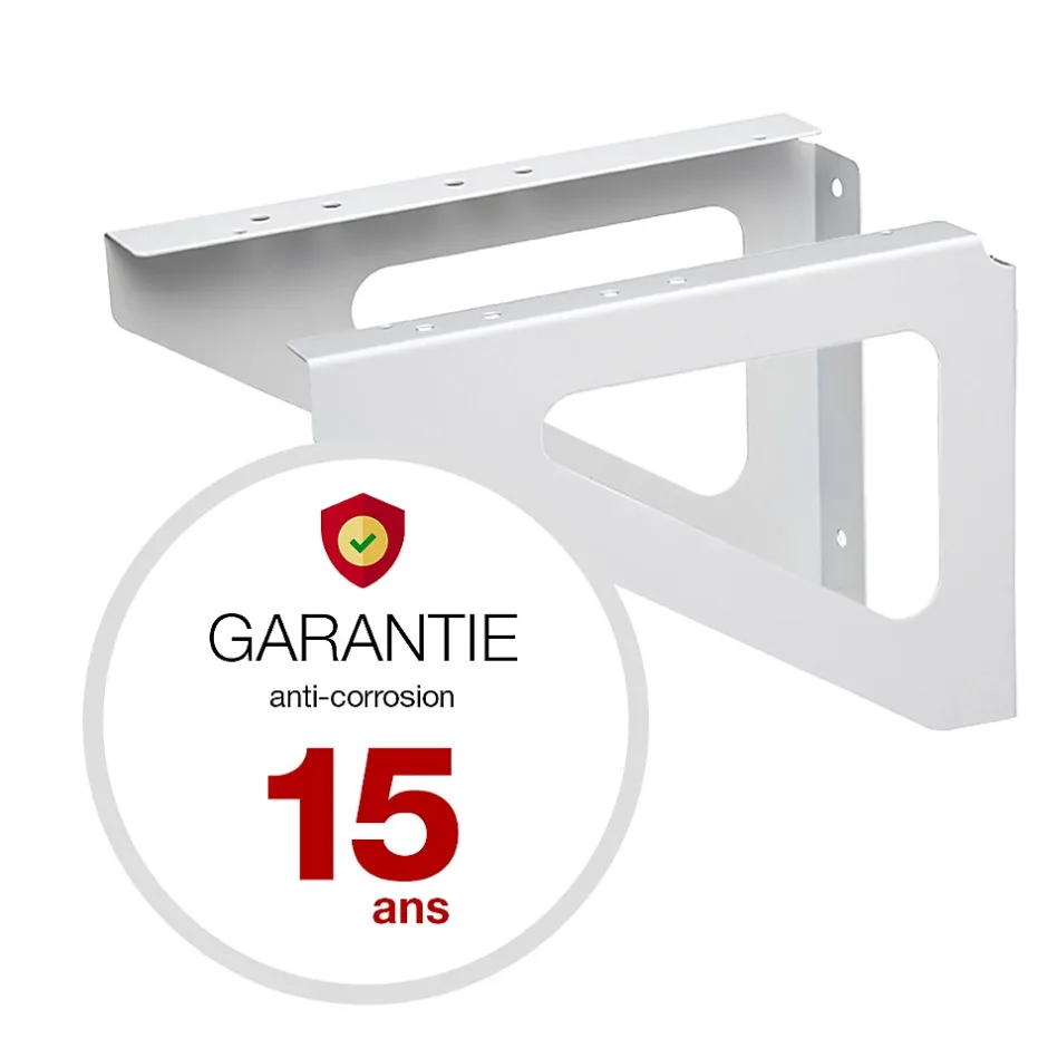 Equerres murales Blanc crème mat RAL 9010M^Renz Best