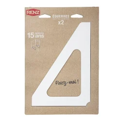 Equerres murales Blanc crème mat RAL 9010M^Renz Best