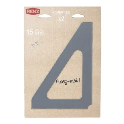 Equerres murales gris clair RAL 7037M-Renz Online