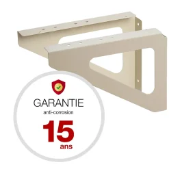 Equerres murales Ivoire brillant RAL 1015B^Renz New