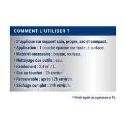 Etanchéité avant carrelage intérieur mat 2,5L^Ripolin