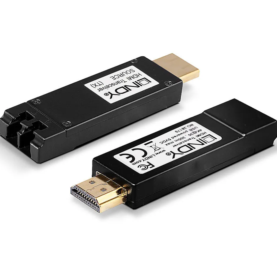 Extendeur HDMI 4K sur fibre jusqu'à 300m-Lindy Online