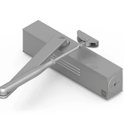 Ferme porte hydraulique réversible à glissière DOM Unik 4500 argent 120 Kg force 2 à 6-Autres Online