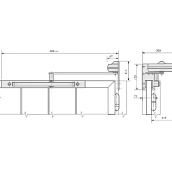 Ferme-portail 620C Stremler - Noir-Stremler Assa Abloy Best