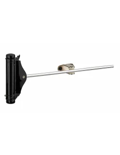 Ferme-porte automatique à barillet, acier, noir --Thirard Hot