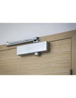 Ferme-porte automatique hydraulique Design force 3, argent -^Thirard Discount