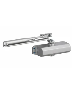 Ferme-porte automatique réversible hydraulique force 3, argent --Thirard Best