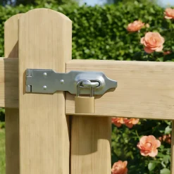 Fermoir cadenas Acier zingué l. 25 mm x H. 85 mm-Diall Sale