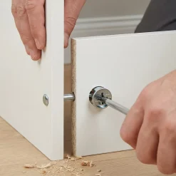 Ferrure d'assemblage + Goujon ø15 x L. 47.5 mm en acier, lot de 2^Diall Best