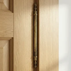 Fiche à lacets à goujon vieux laiton h.296 mm^Diall Discount