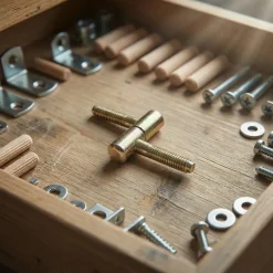 Fiche à visser bichromaté 11 x 28 mm vendue par 2^QCL Outlet