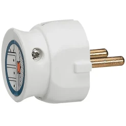 Fiche extra plate blanche l.37mm H.49mm 16A^Legrand Hot