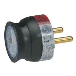 Fiche extra plate noire Blanc-Legrand Hot