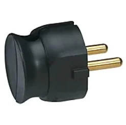 Fiche extra plate noire Blanc-Legrand Hot