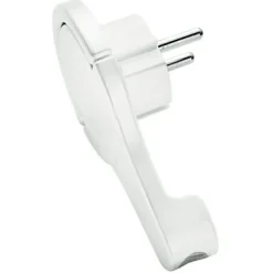 Fiche extra-plate blanc glossy 16A-Diall Clearance