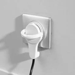 Fiche extra-plate blanc glossy 16A-Diall Clearance