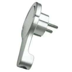 Fiche extra-plate métalisé 16A avec anneau d'extraction-Diall New