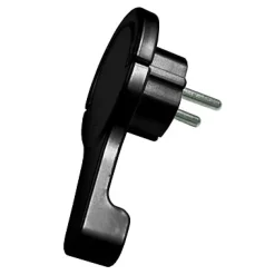 Fiche extra-plate noir glossy 16A-Diall Online