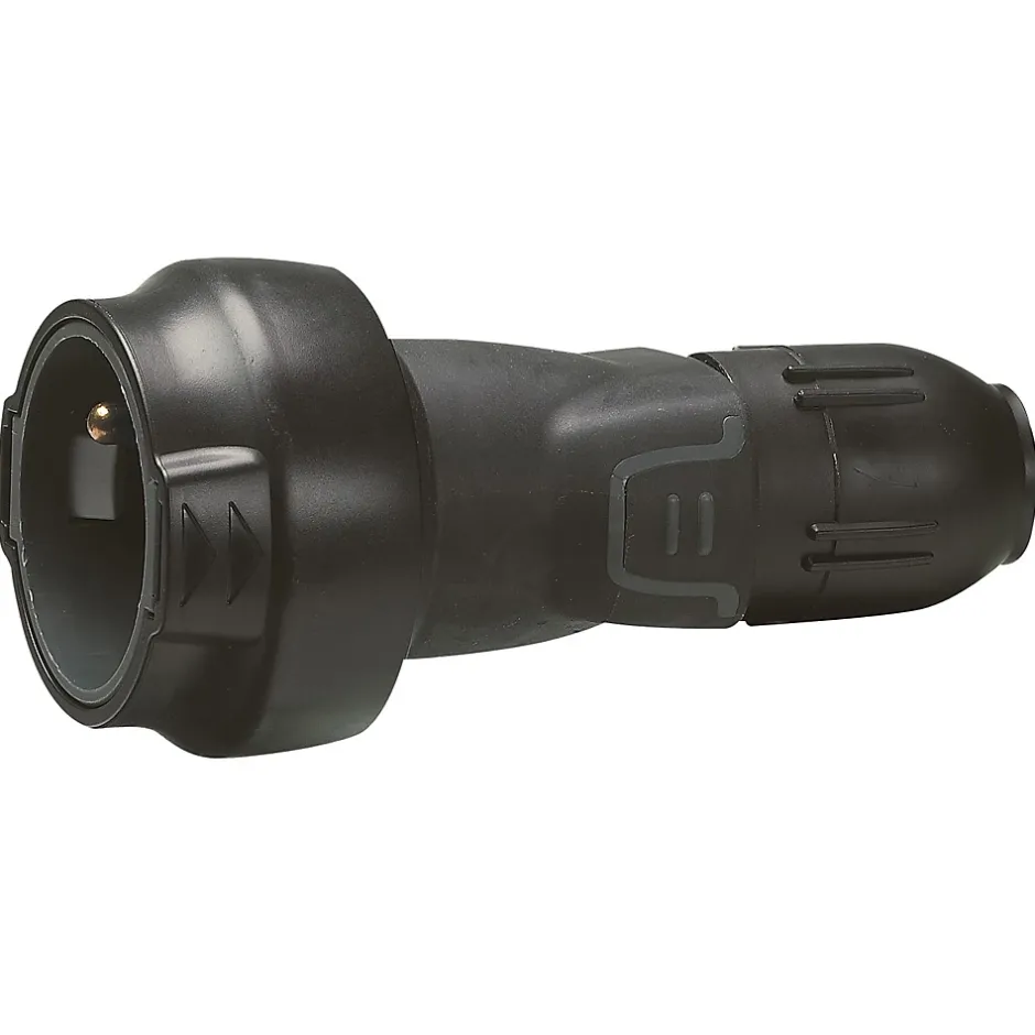 Fiche femelle 16A 2 P+T noir à verrou-Legrand Hot