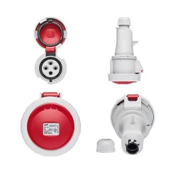 Fiche Femelle Triphasé 32a 3p+t 380v - 4 Broches - étanche Ip67 -^Ide Sale