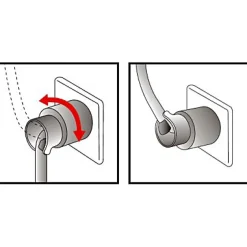 Fiche électrique 16A mâle 360°-Legrand New