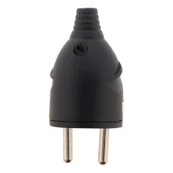 Fiche mâle 16A 2P+T - Noir -^Zenitech Best