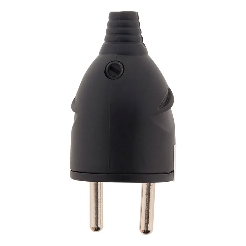 Fiche mâle 16A 2P+T - Noir -^Zenitech Best