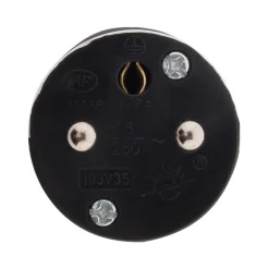 Fiche mâle 16A 2P+T - Noir -^Zenitech Best