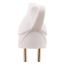 Fiche mâle anneau -16A 2P+T - Blanc -^Zenitech Sale