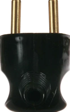 Fiche mâle latérale 2P+T IP40 noir Lébénoïd-Lebenoid Discount