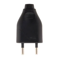 Fiche mâle 2P 6A - Noir -^Zenitech Clearance