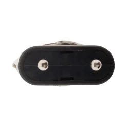 Fiche mâle 2P 6A latérale - Noir --Zenitech Best