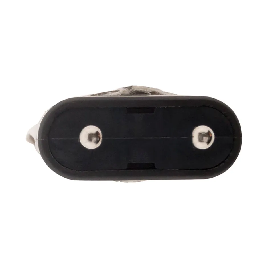 Fiche mâle 2P 6A latérale - Noir --Zenitech Best