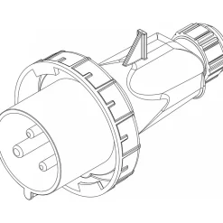 Fiche Mobile Male 32a 2p+t - étanchéité Renforcée Ip67 -^Ide Clearance