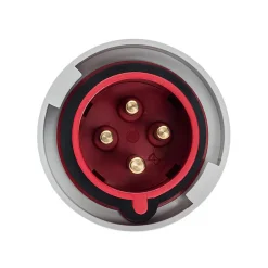 Fiche Mobile Male Triphasé 32a 3p+t 380v - 4 Broches - étanche Ip67 --Ide Outlet