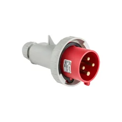 Fiche Mobile Male Triphasé 32a 3p+t 380v - 4 Broches - étanche Ip67 --Ide Outlet