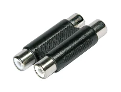 Fiche 2RCA vers 2RCA Femelle / Femelle métal noir^Diall Outlet
